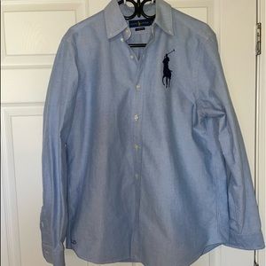 Men’s Authentic Big Pony Polo Dress Shirt